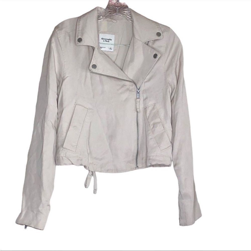 Abercrombie asymmetrical jacket small
